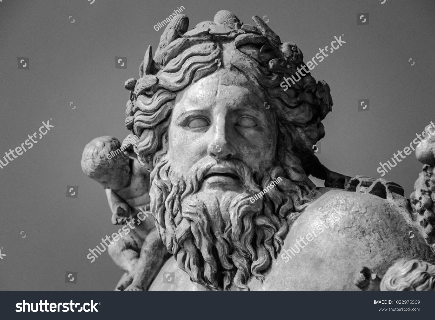 Ancient Bust Nile River God Stock Photo 1022975569 | Shutterstock