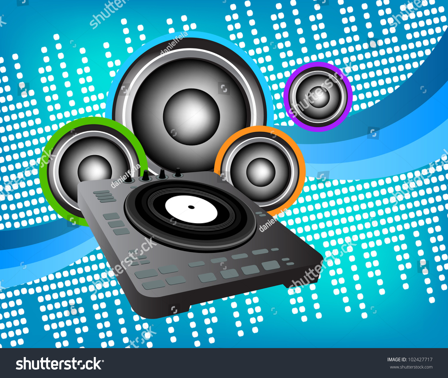 dj turntable speakers