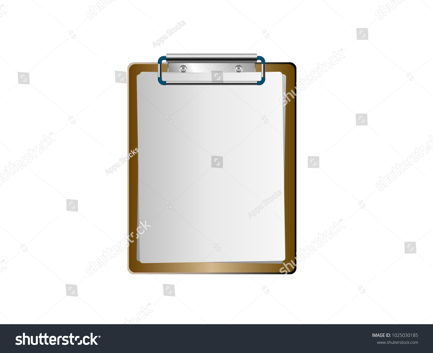 Exam Pad Papers Vector Image Stock Vector (Royalty Free) 1025030185 ...