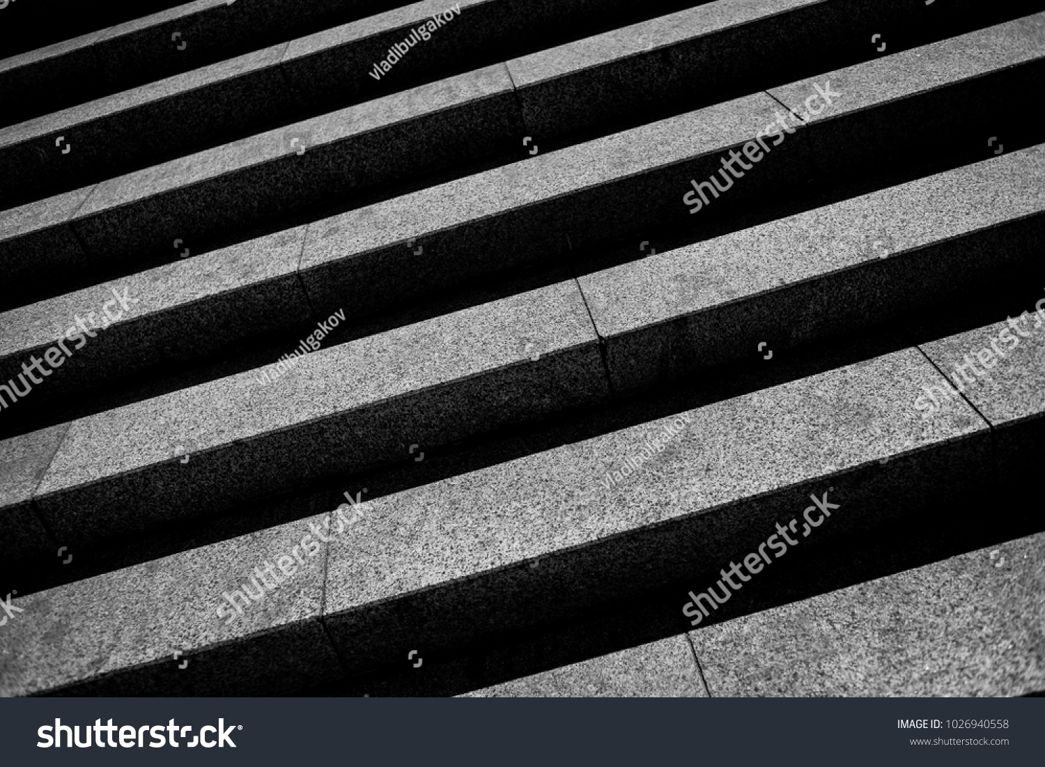 Granite Steps Granite Stairs Steps Background Stock Photo 1026940558