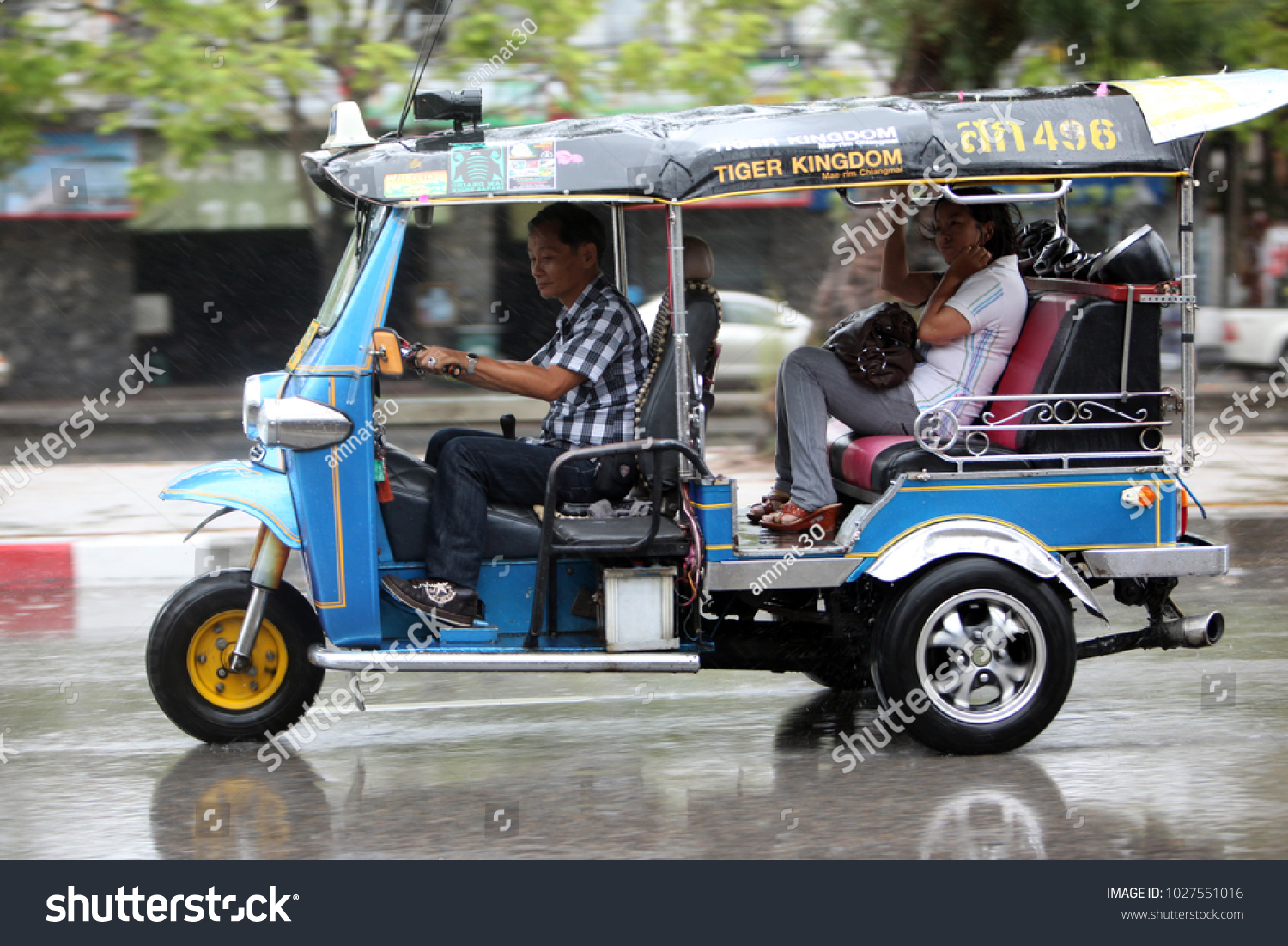 Tuck Tuck Taxi On Road City Stock Photo 1027551016 | Shutterstock