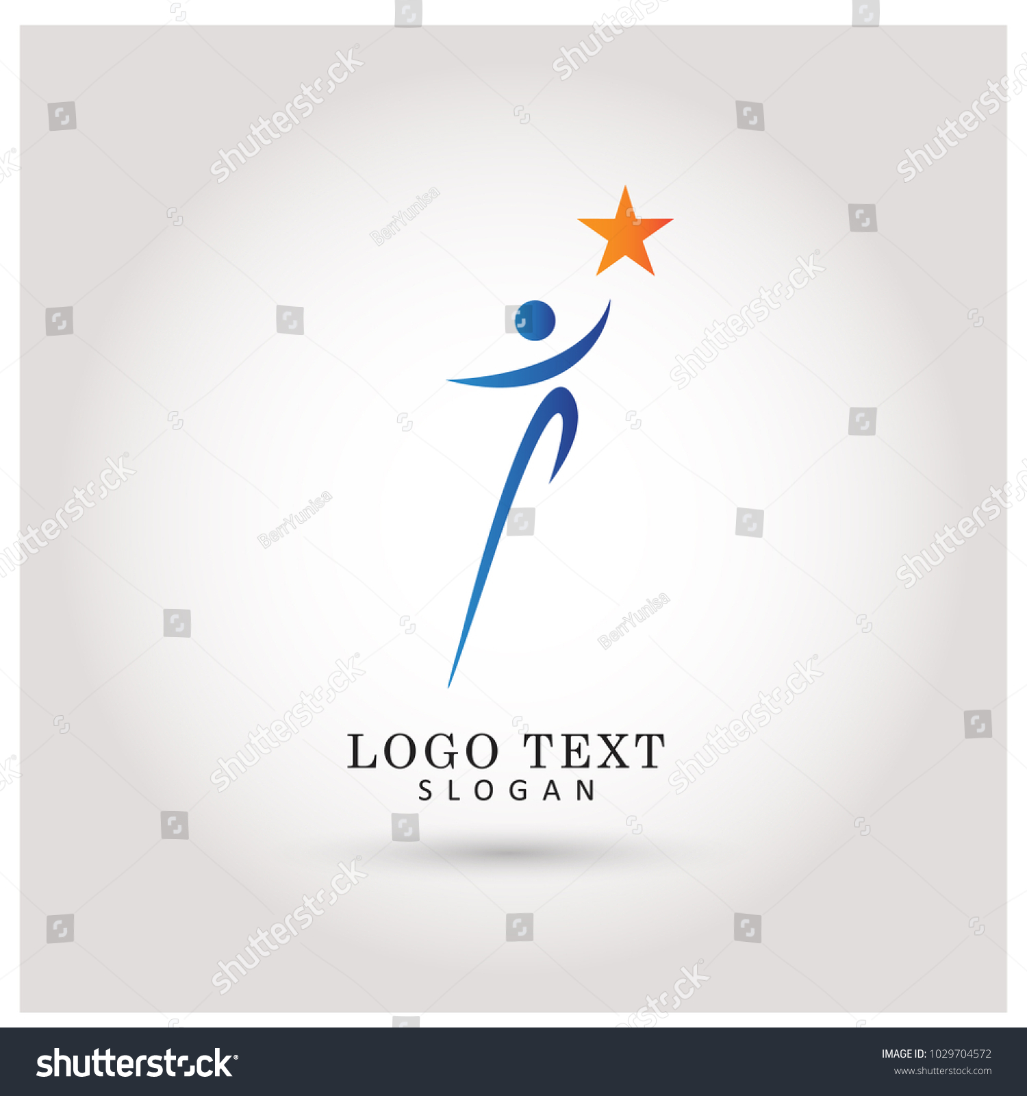 Reaching Star Success Logo Symbol Icon Stock Vector (Royalty Free ...