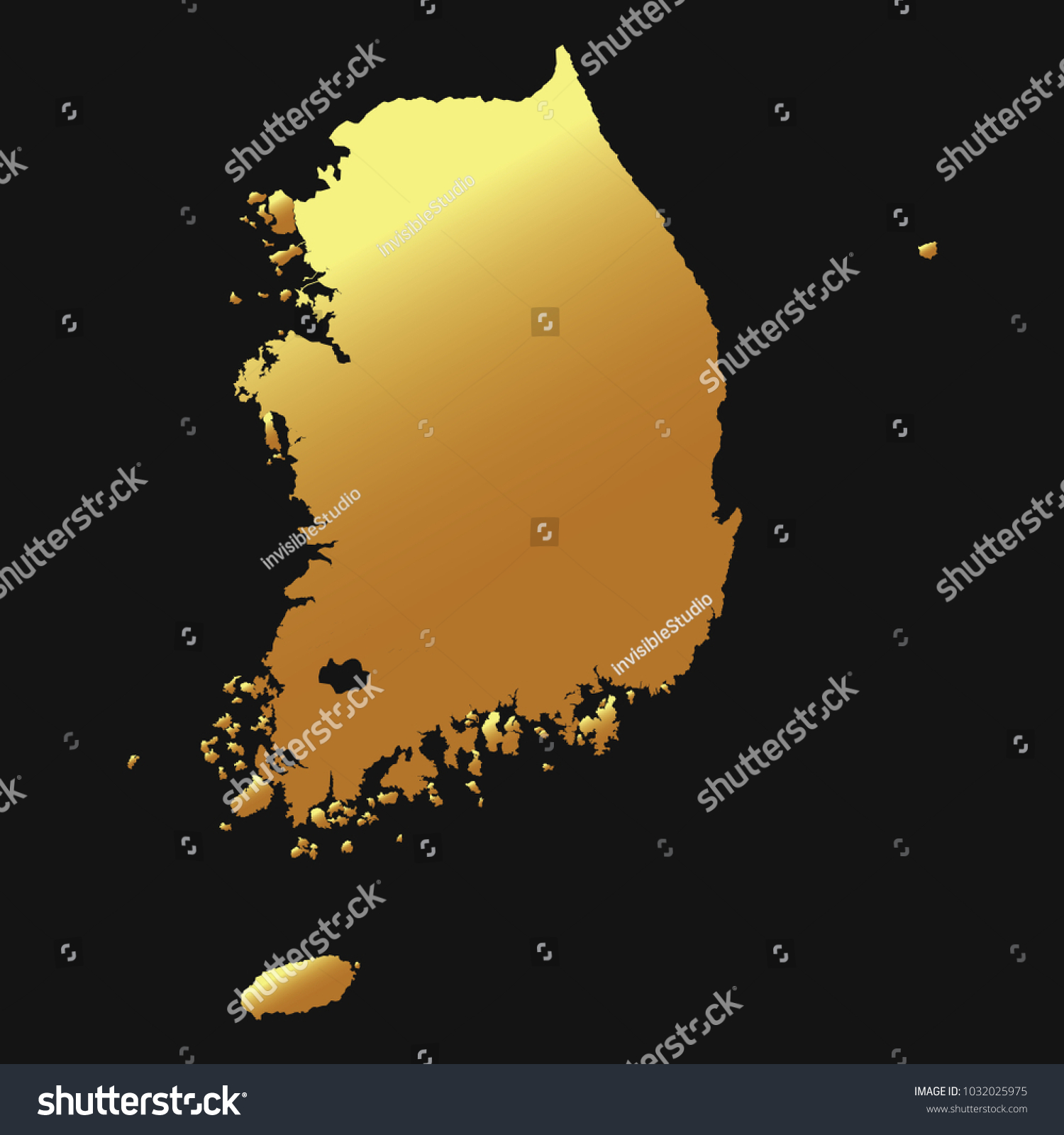 High Detailed Gold Texture Map Vector Stock Vector (Royalty Free ...