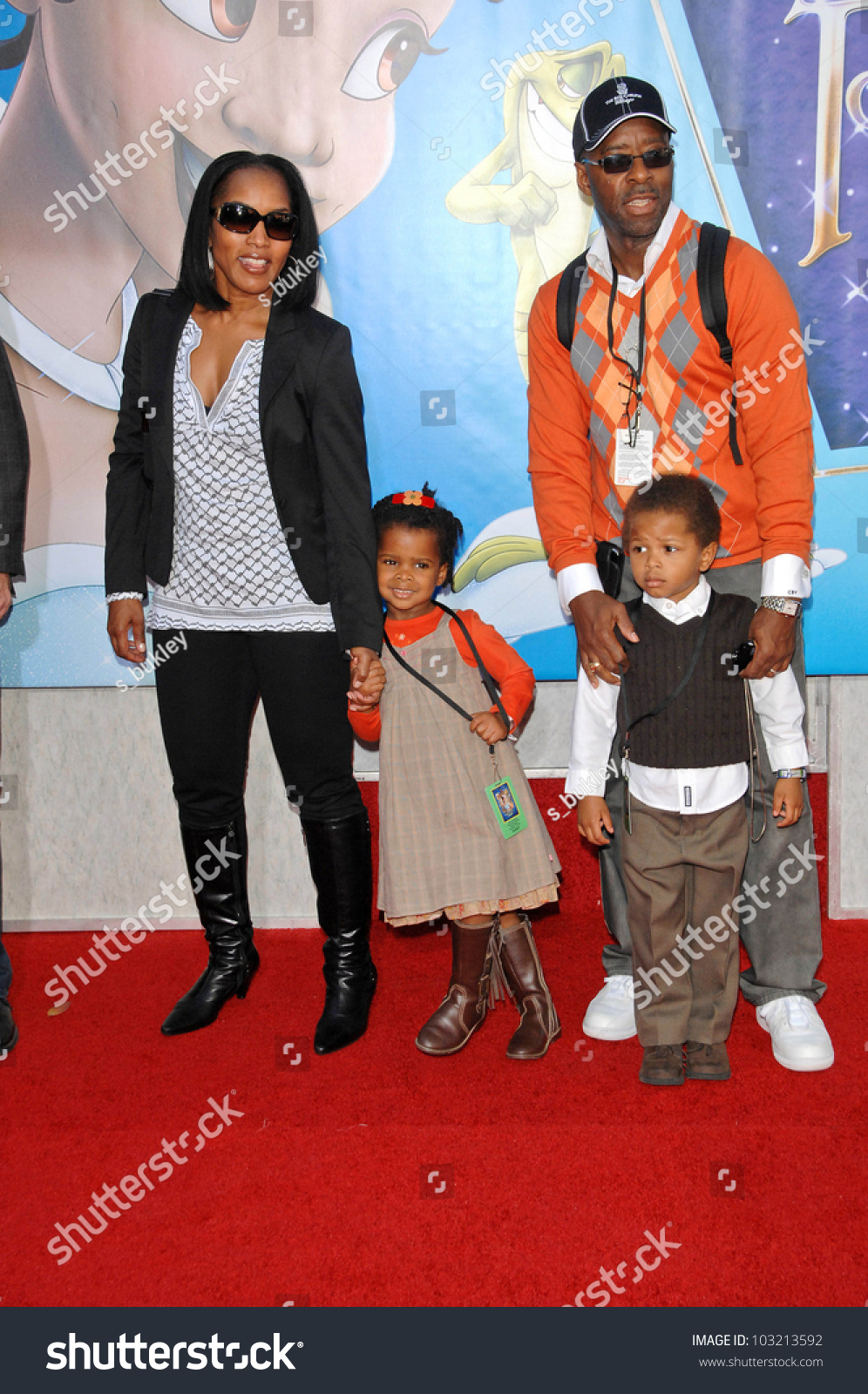 Angela Bassett Husband Courtney B Vance Stock Photo 103213592 ...