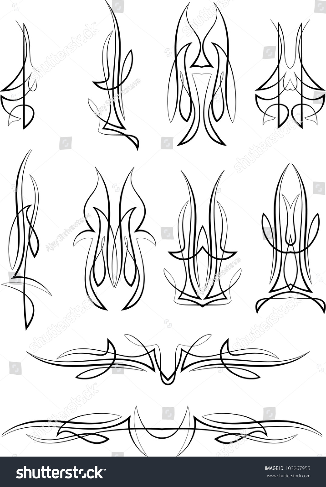 Pinstripe Design Stock Illustration 103267955 | Shutterstock