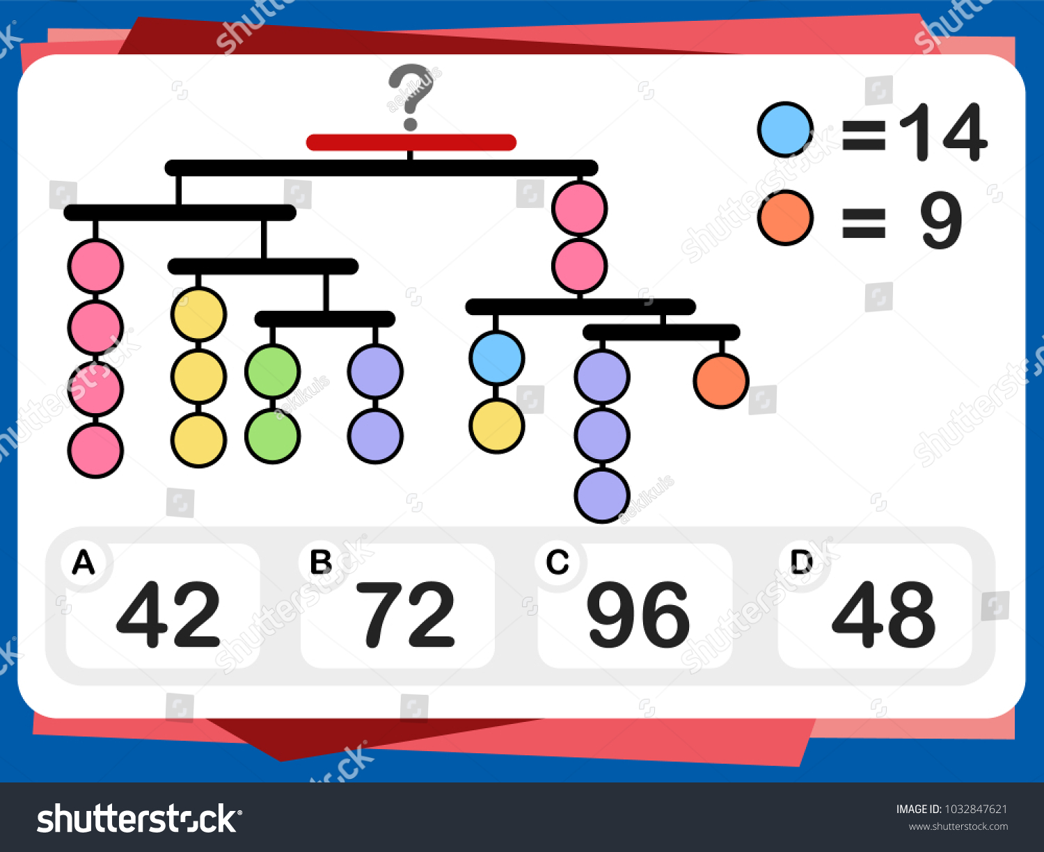 Practice Questions Worksheet Education Iq Test Stock Vector (Royalty ...