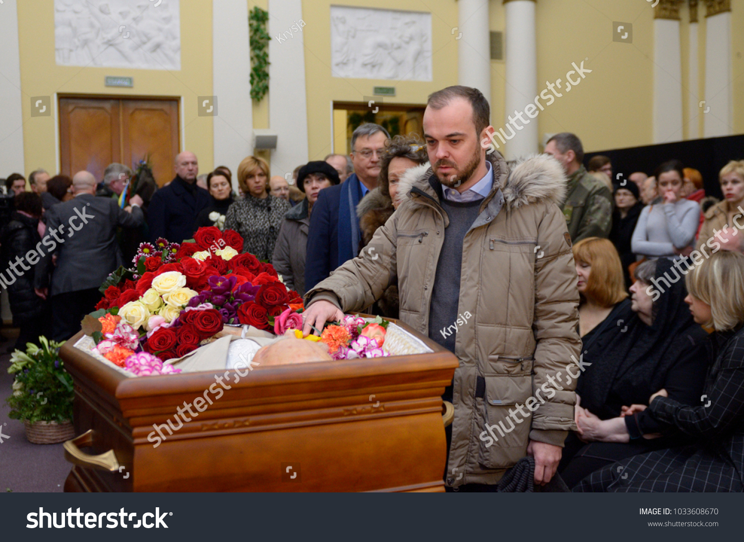 Editorial Use Only Funeral Miroslav Popovich Stock Photo 1033608670 ...