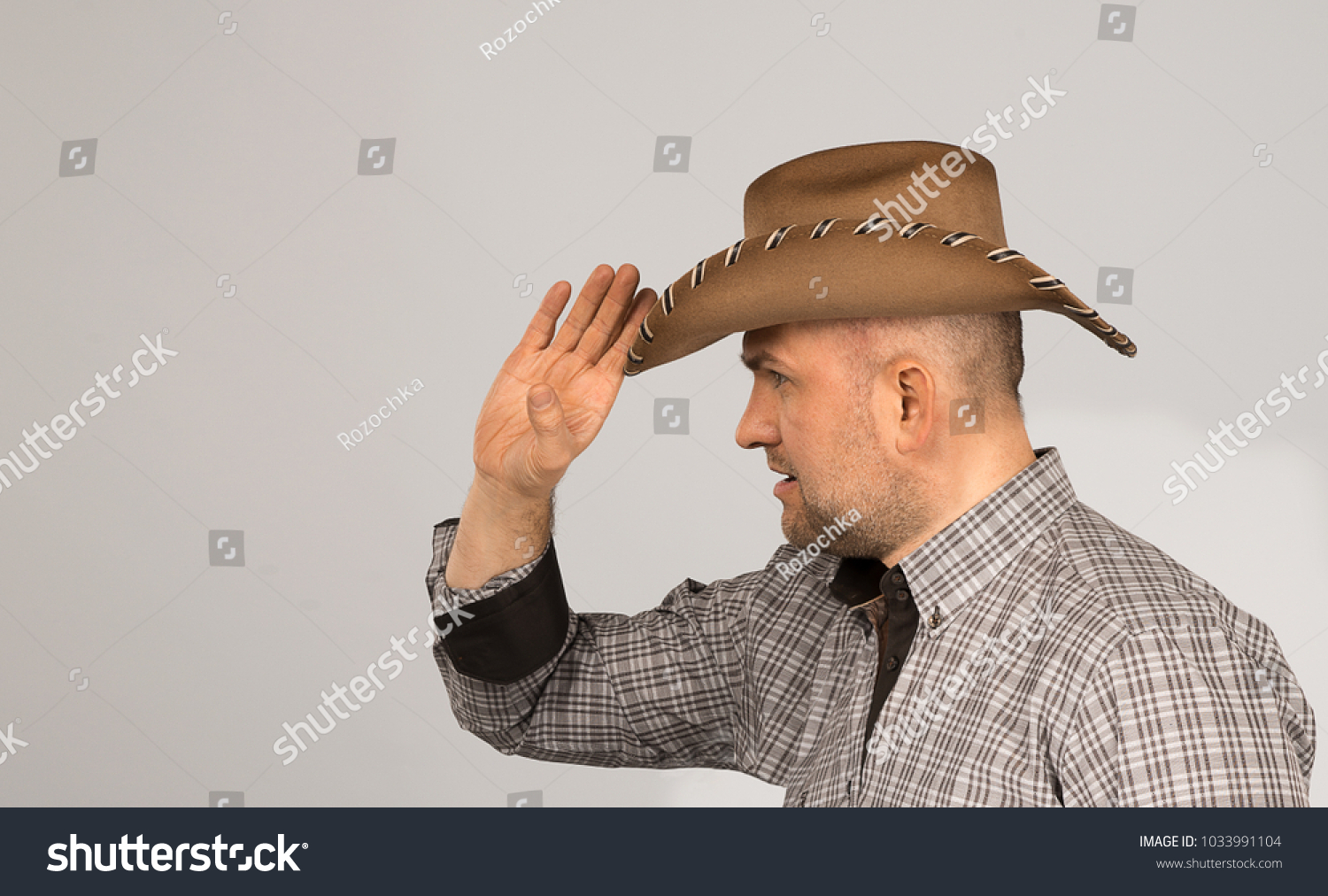 cowboy hat profile