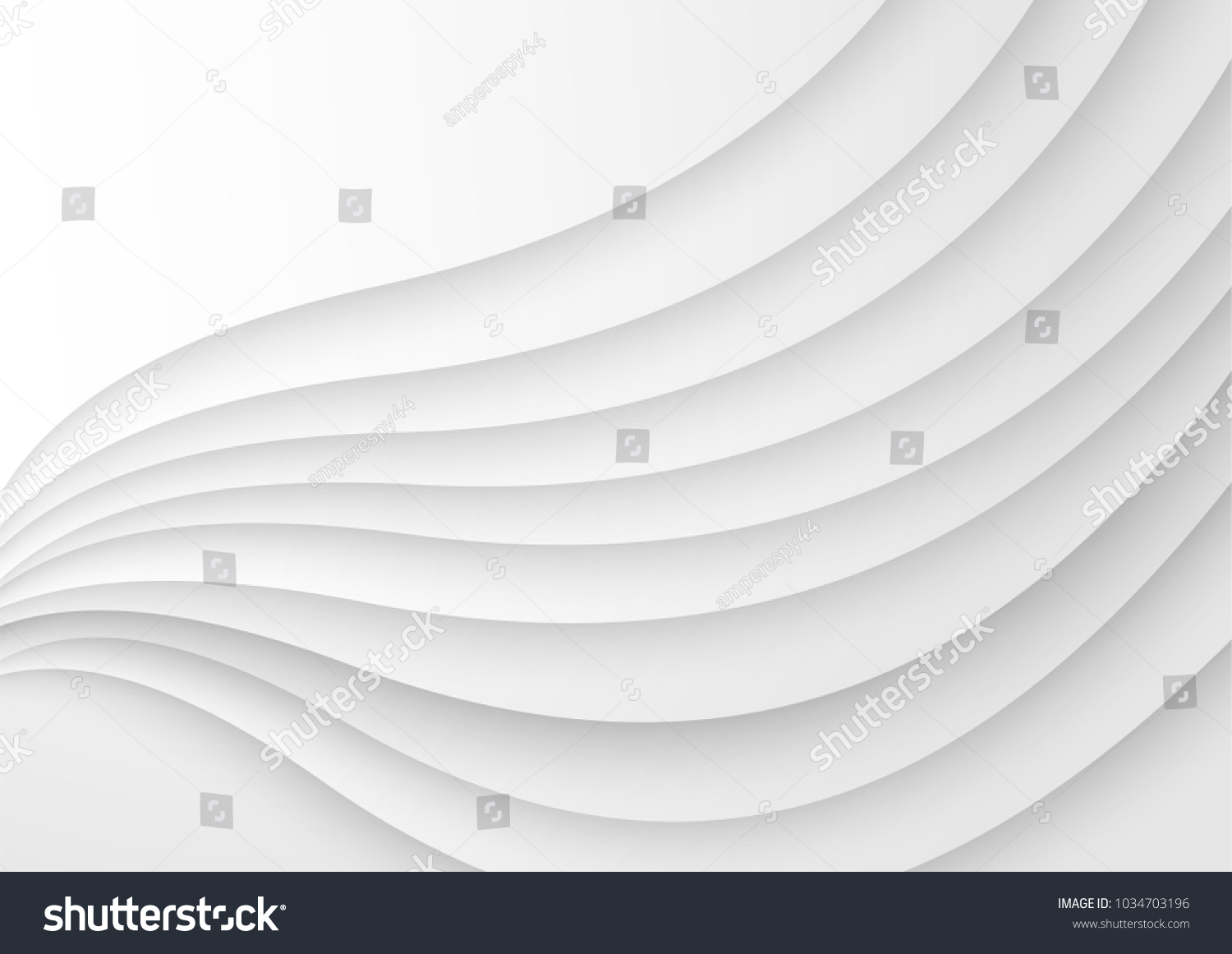 Abstract Circle Blank Paper White Gray Stock Vector (Royalty Free ...