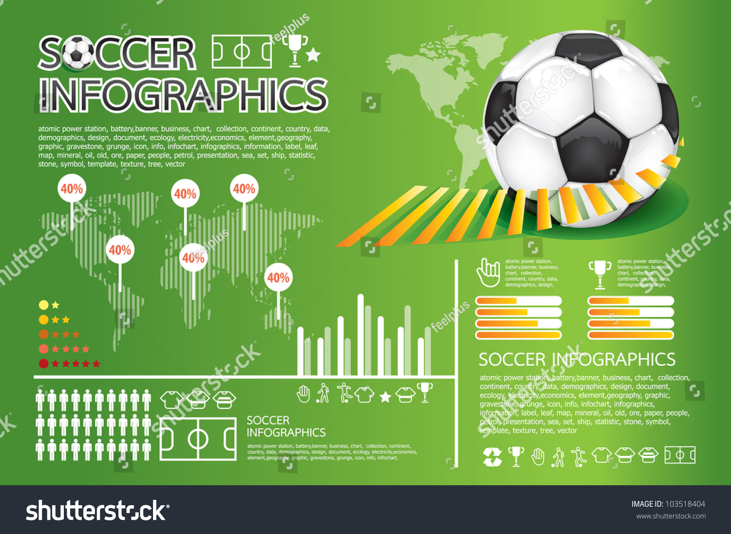 Soccer Info Graphic Vector Stock Vector (Royalty Free) 103518404 ...