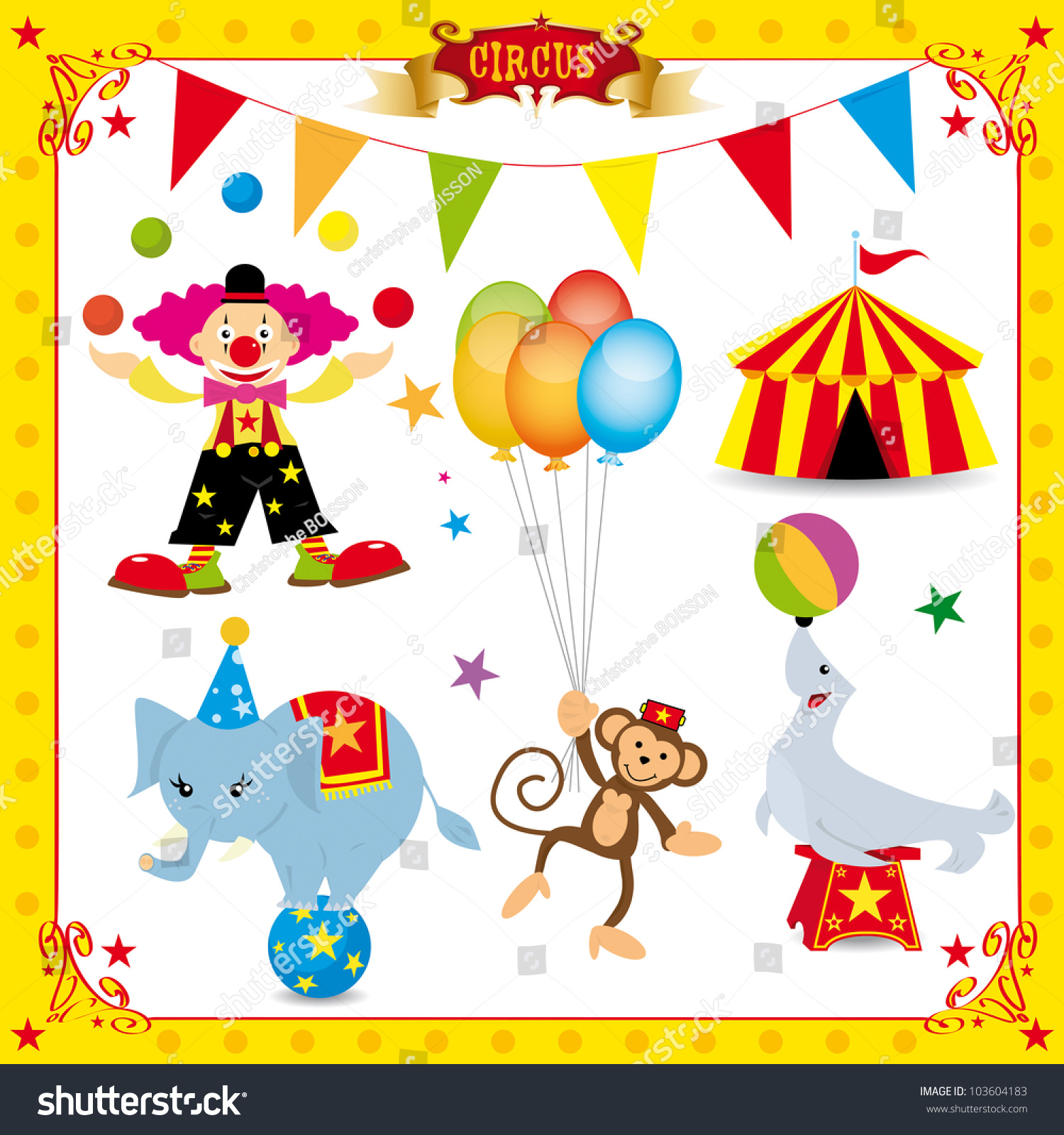 Плакат цирк для детей