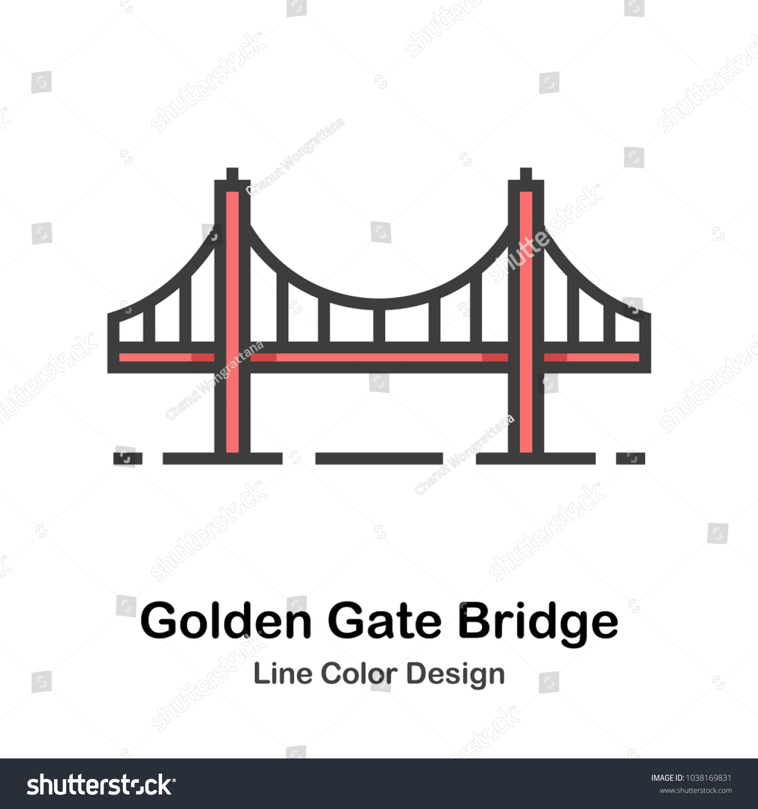 Сан Франциско Калифорния мост логотип