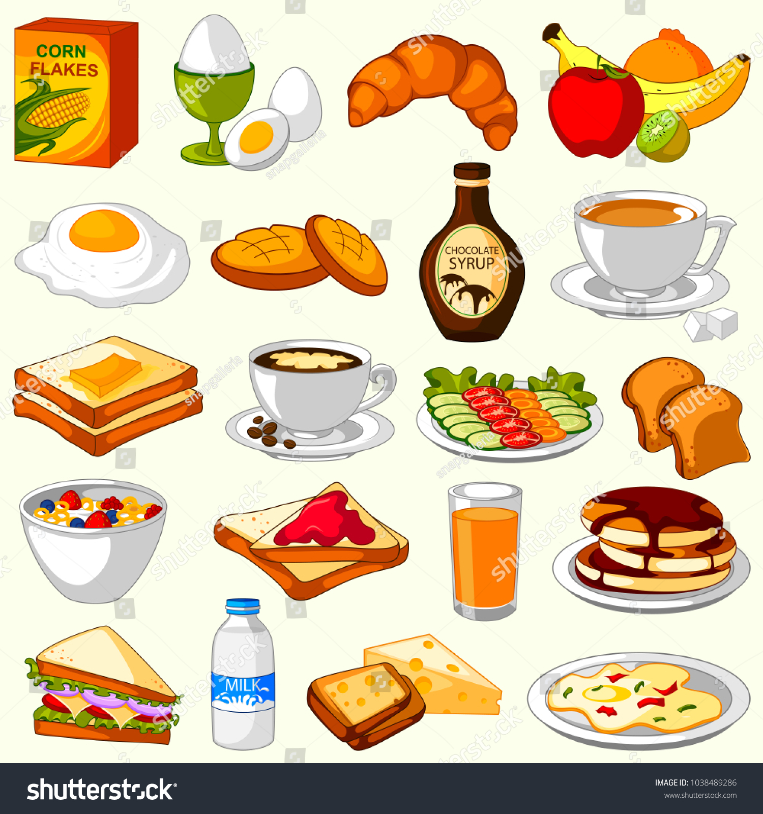 Рисунки еды для меню