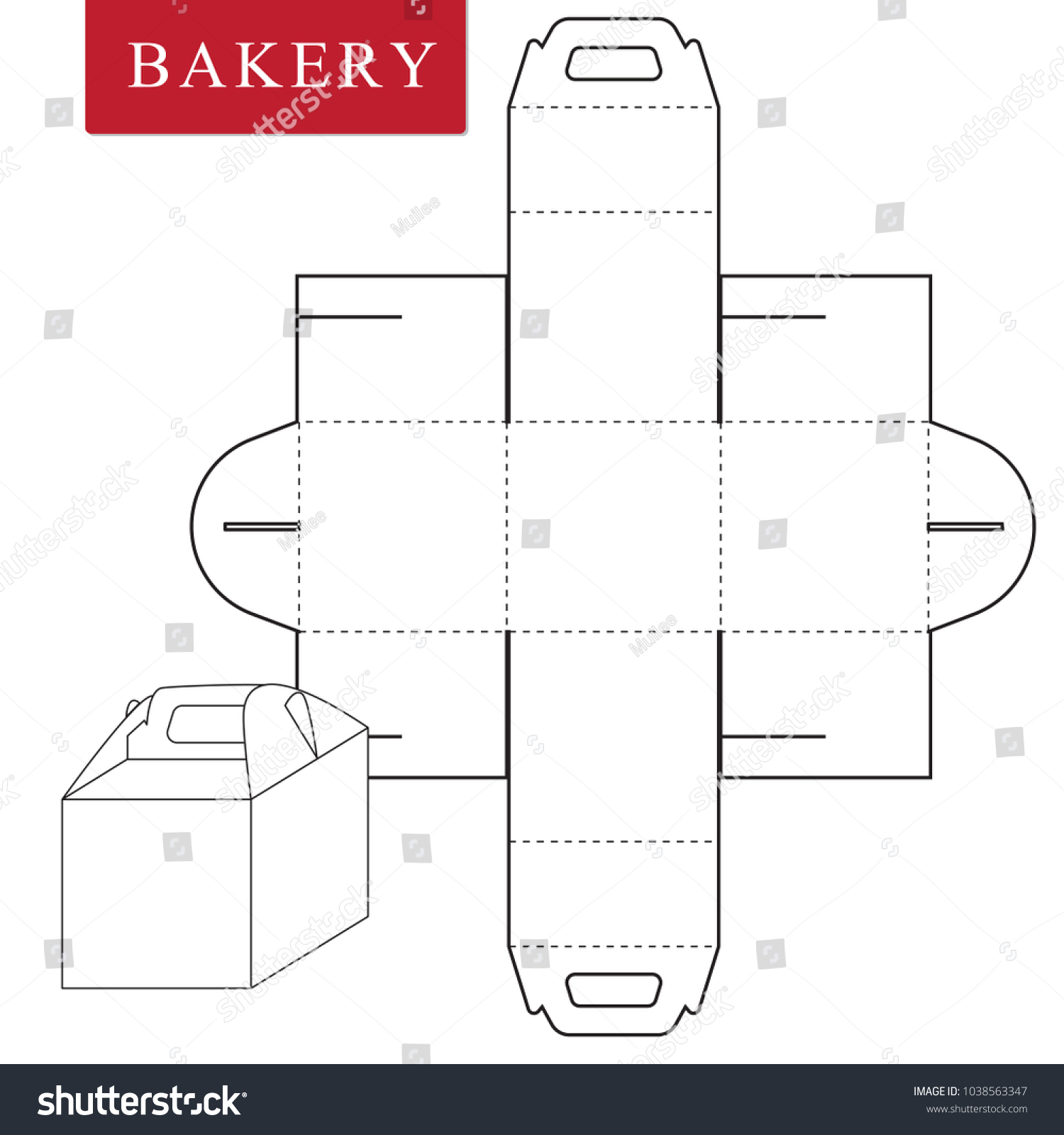 Package Bakery Stock Vector (royalty Free) 1038563347 