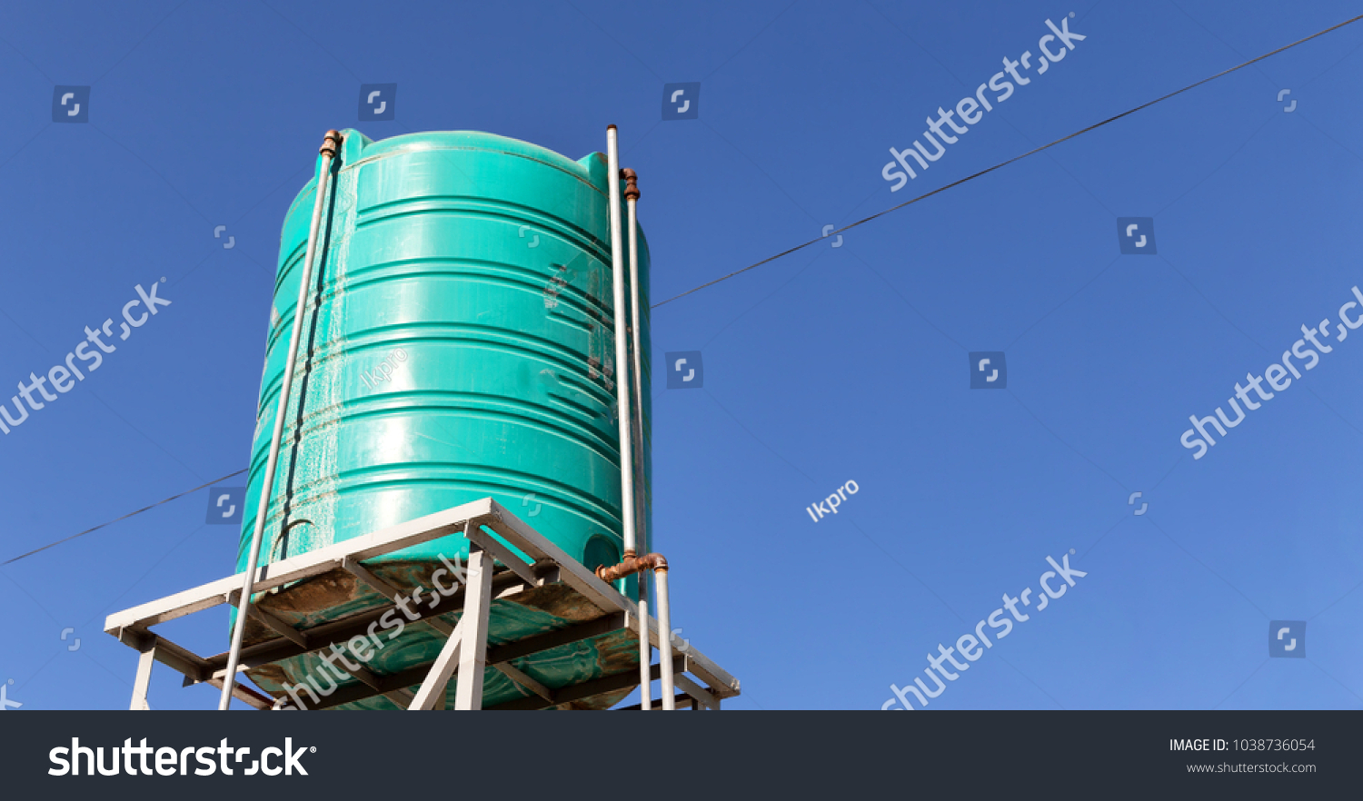 Ethiopia Africa Roof Water Tank Structure Stock Photo 1038736054 ...