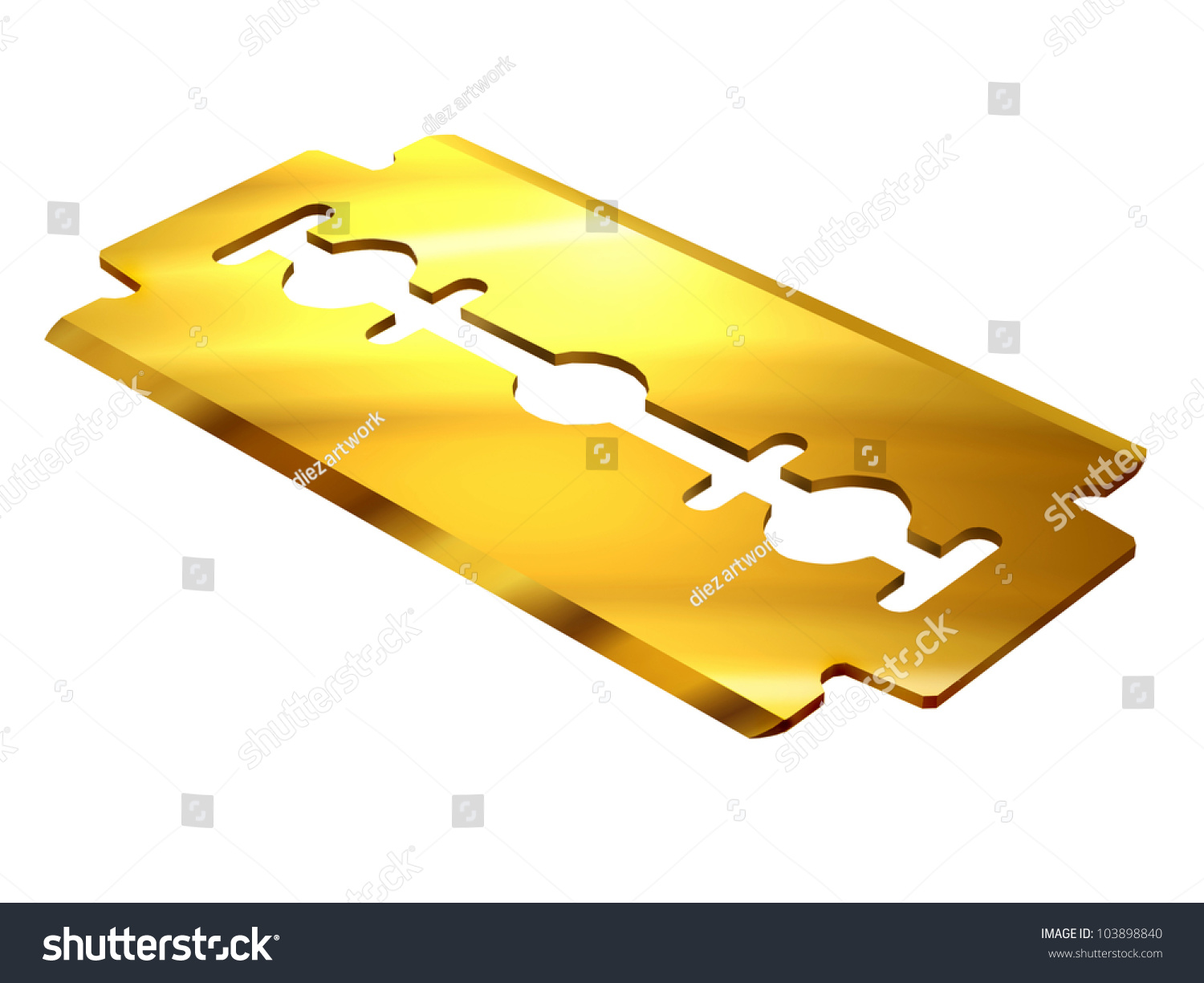 NEU razor blade gold TOP GOLD Rasierklinge zum schaben oder hacken 