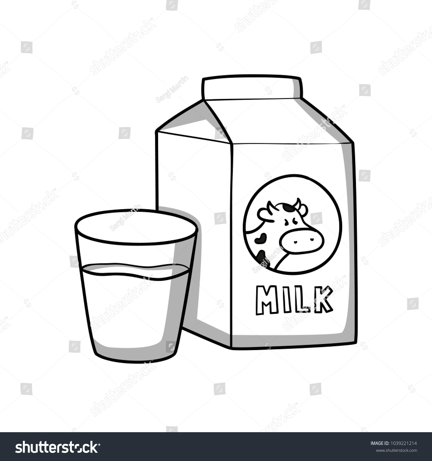 Молоко картинки для детей нарисованные