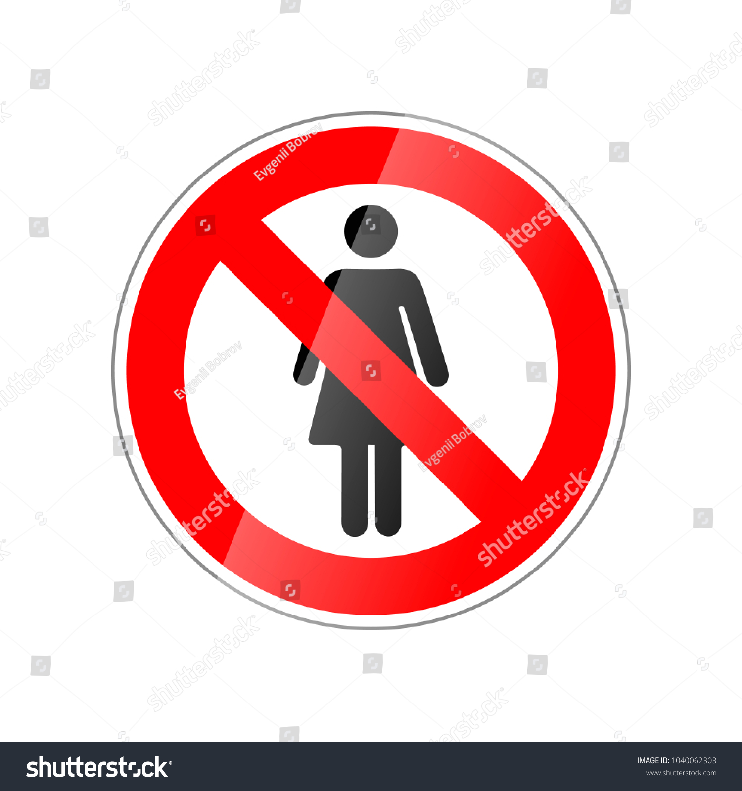 women-not-allowed-forbidden-red-glossy-stock-vector-royalty-free