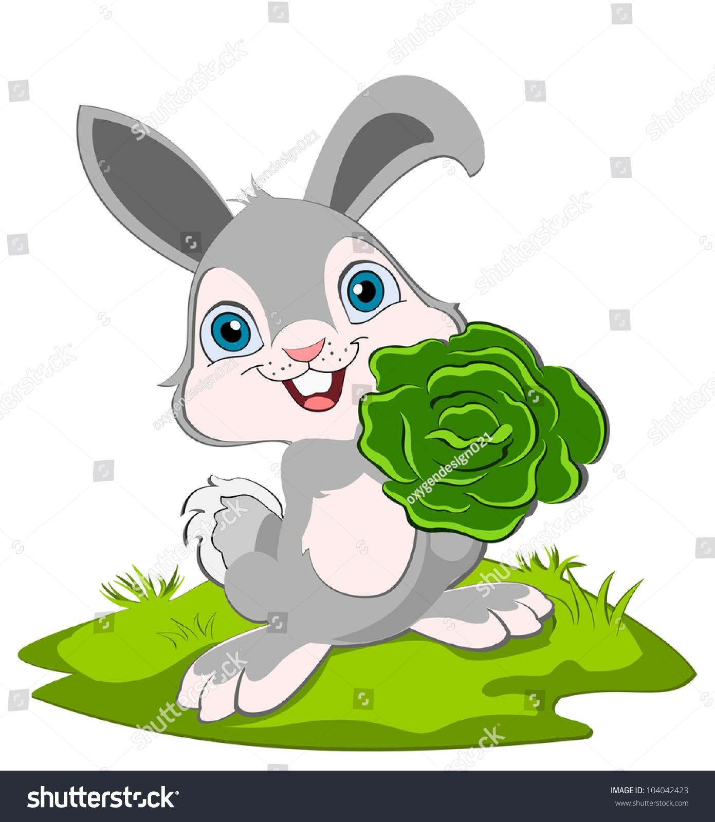 Заяц с капустой