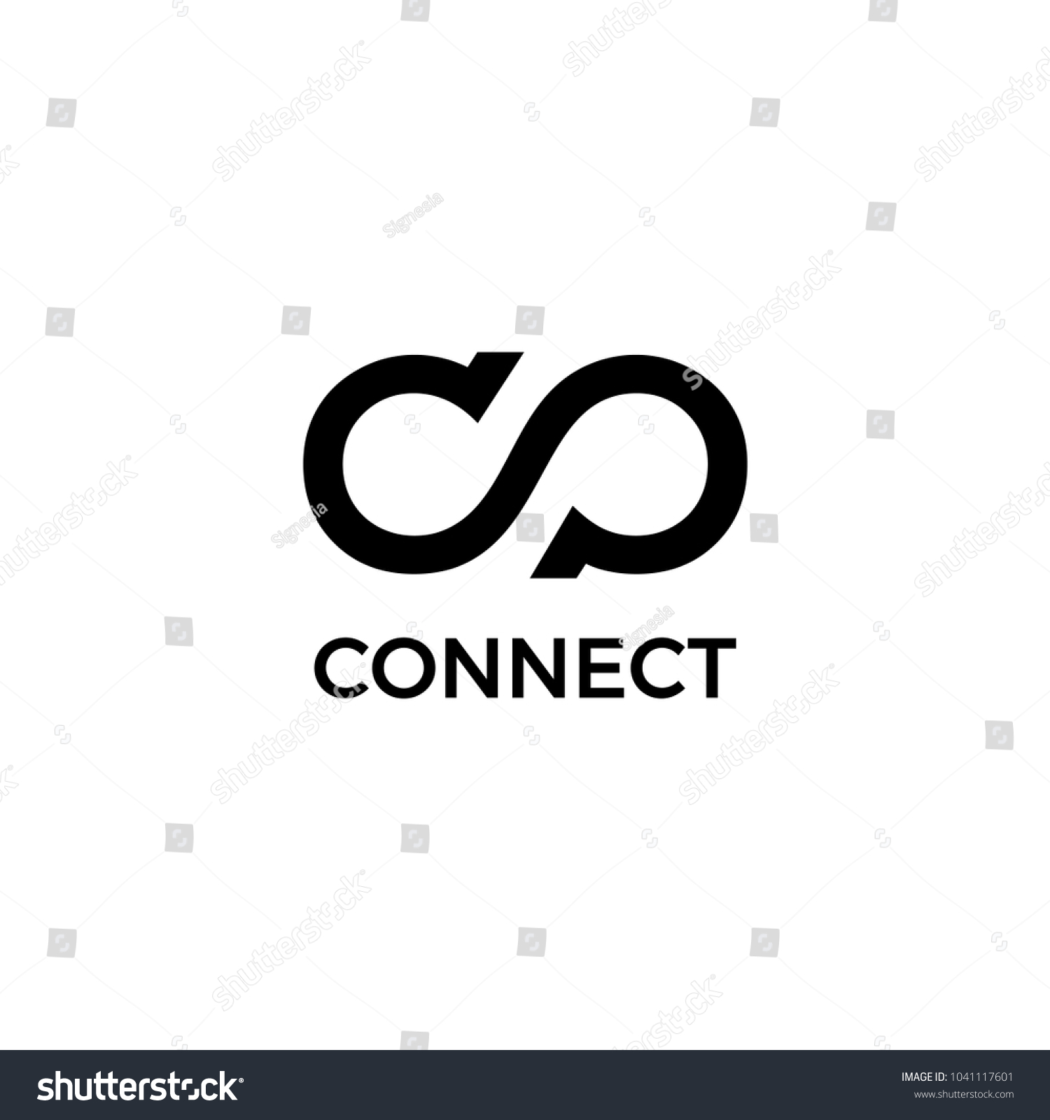 Connect Logo Design Template S Connect Stock Vector (Royalty Free ...