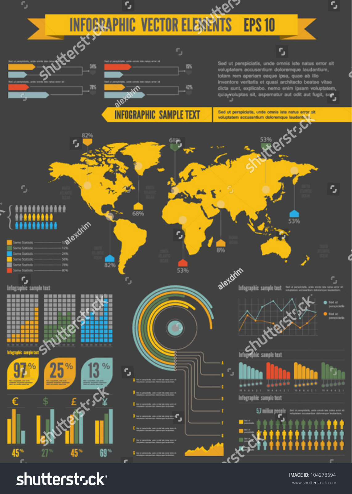 Инфографика интерактивная карта