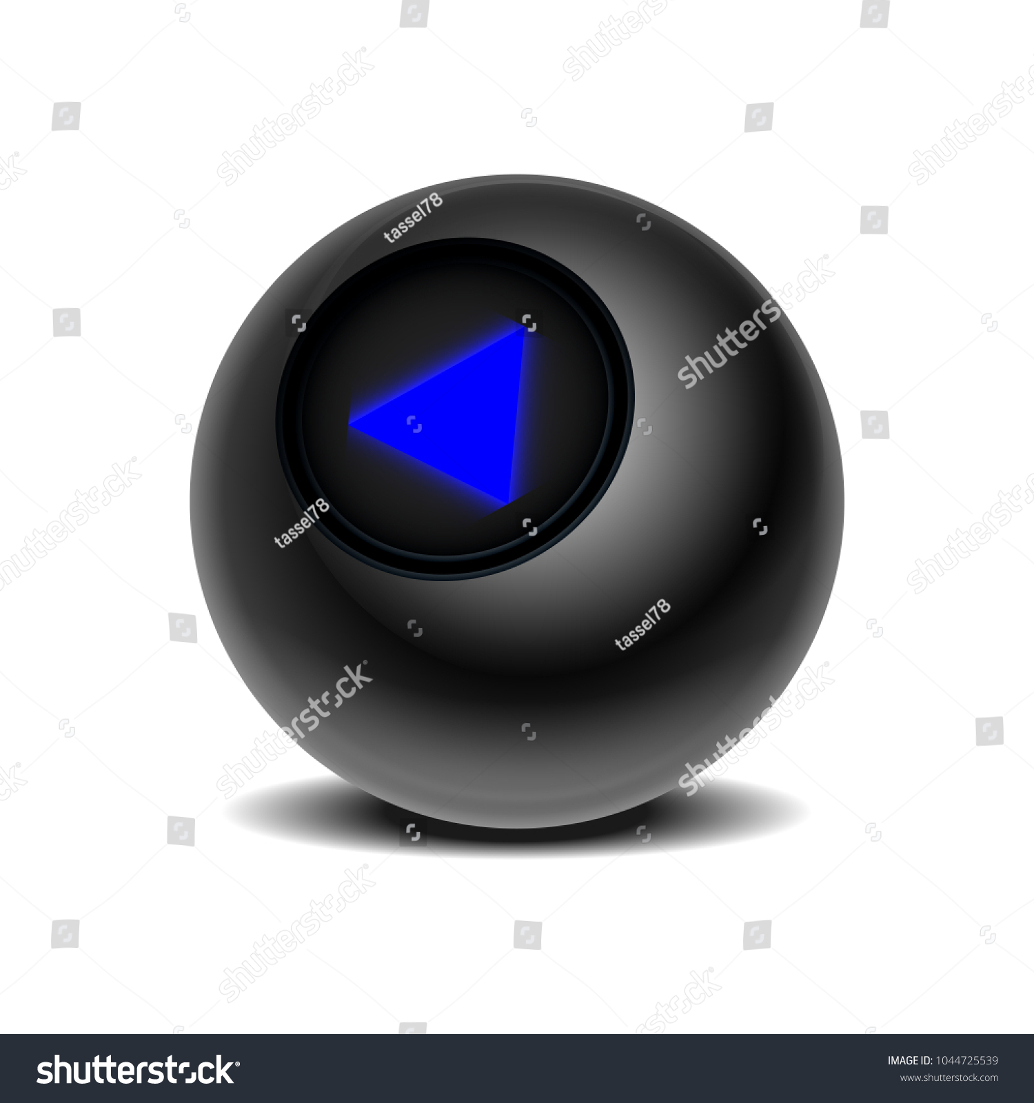 Magic Ball Predictions Decisionmaking Realistic Black Stock ...