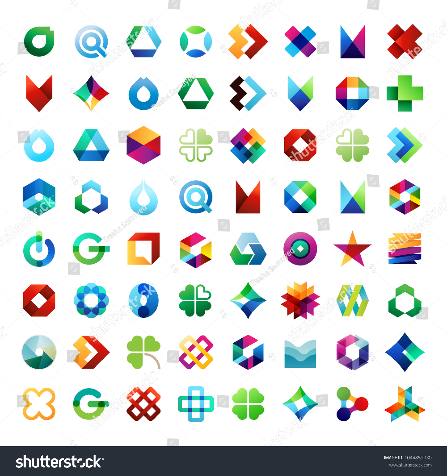 Big Set Modern Icon Design Elements Stock Vector (Royalty Free ...