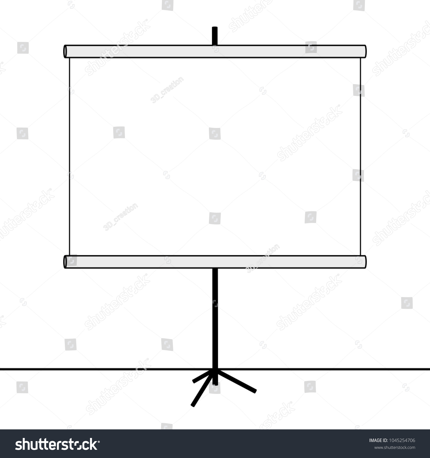 Empty Chart Illustration Stock Illustration 1045254706 | Shutterstock