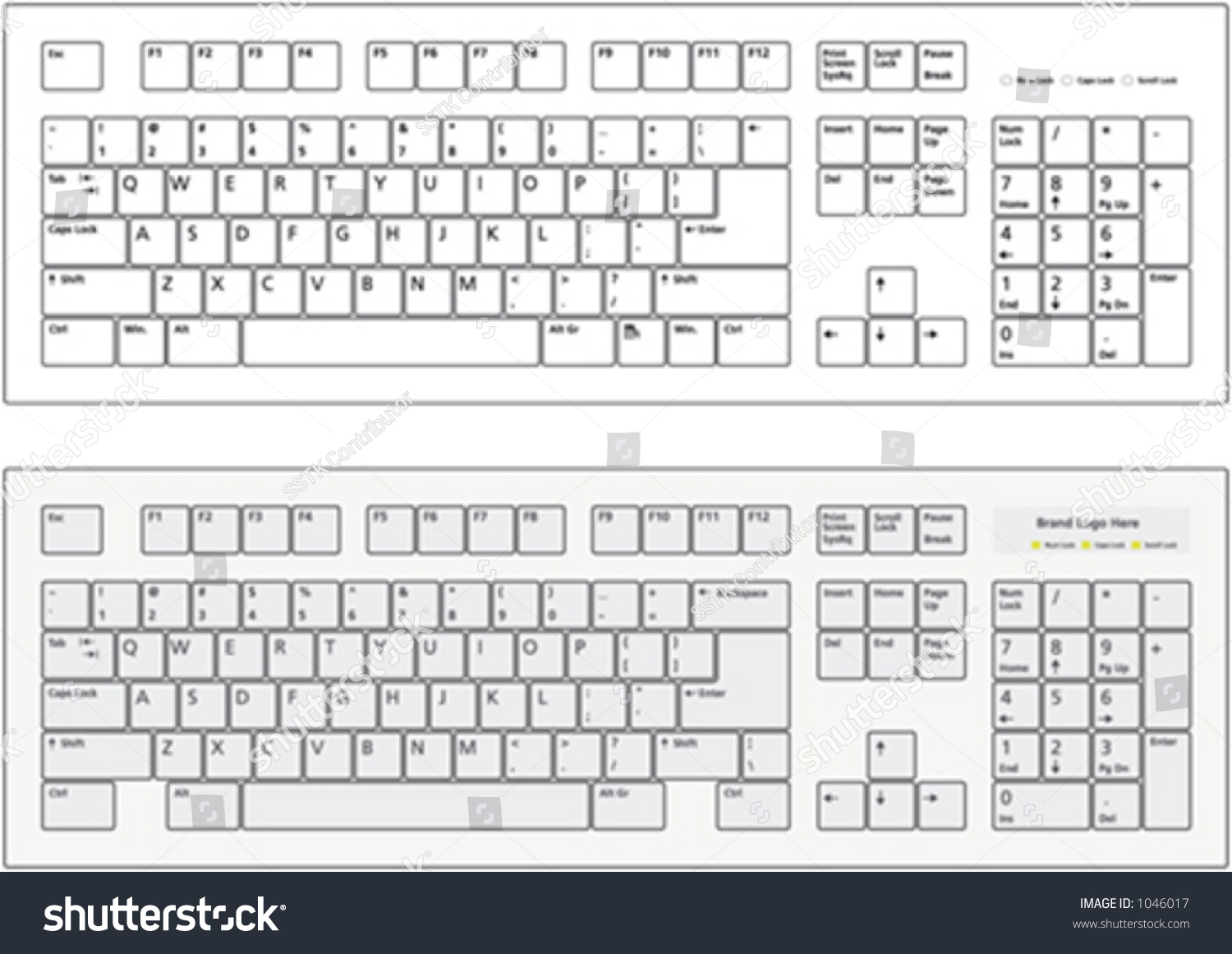 standard 101 keyboard