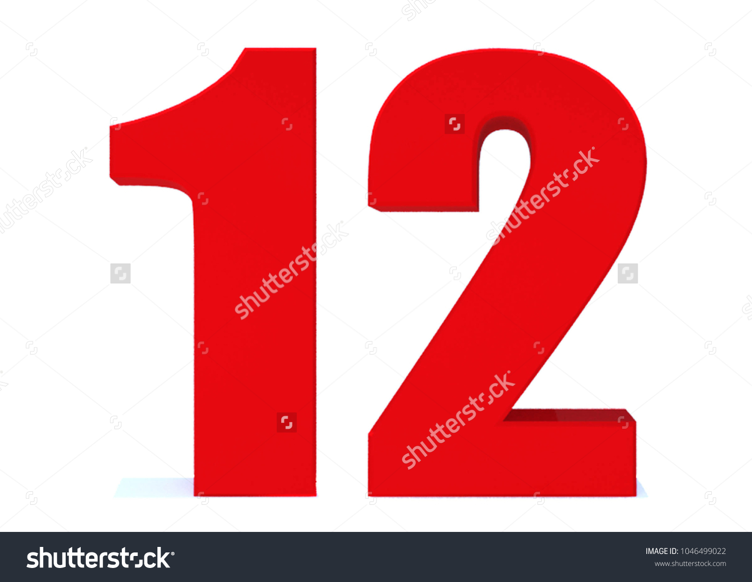 Red Number 12