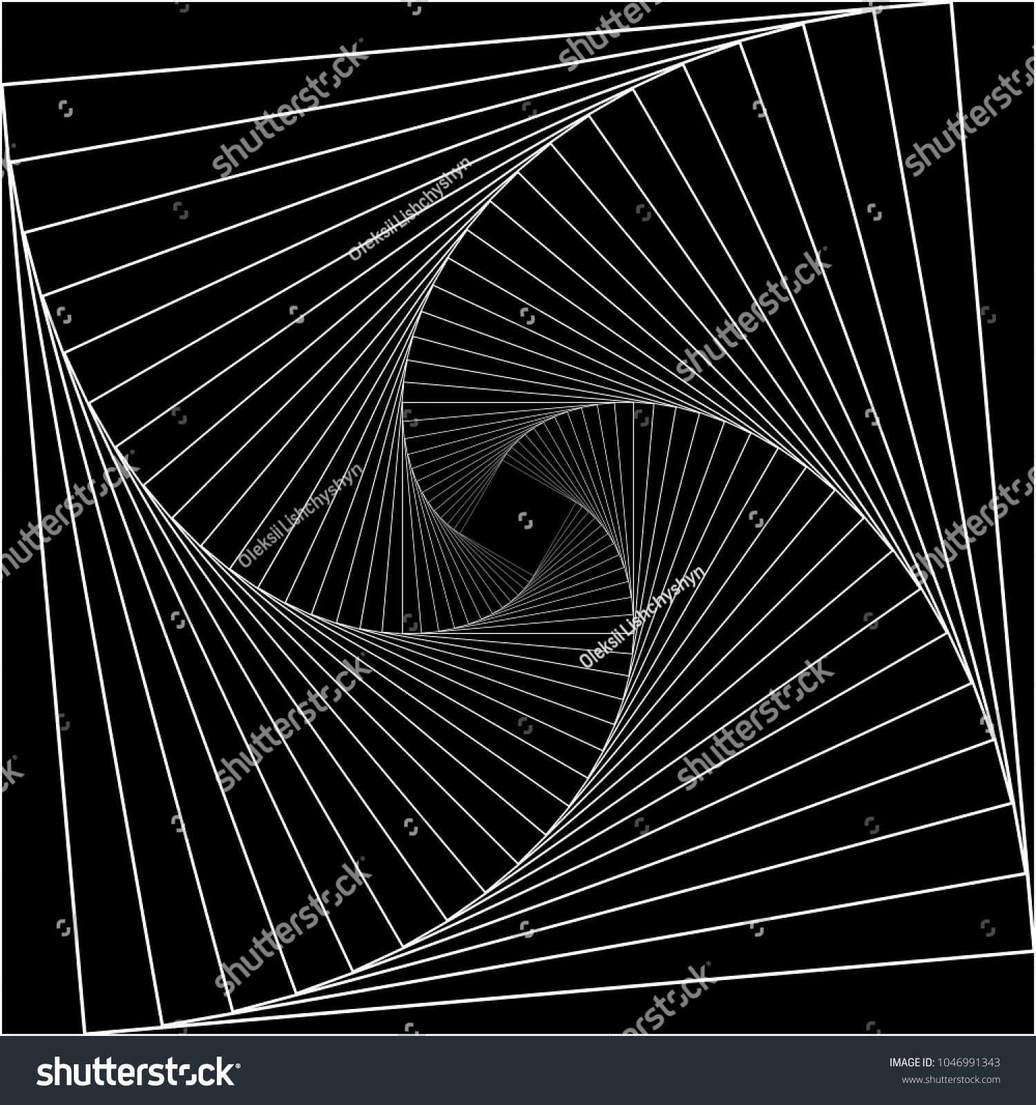 Tunnel Abstract Twisted Lines Logo Wireframe Stock Vector (Royalty Free ...