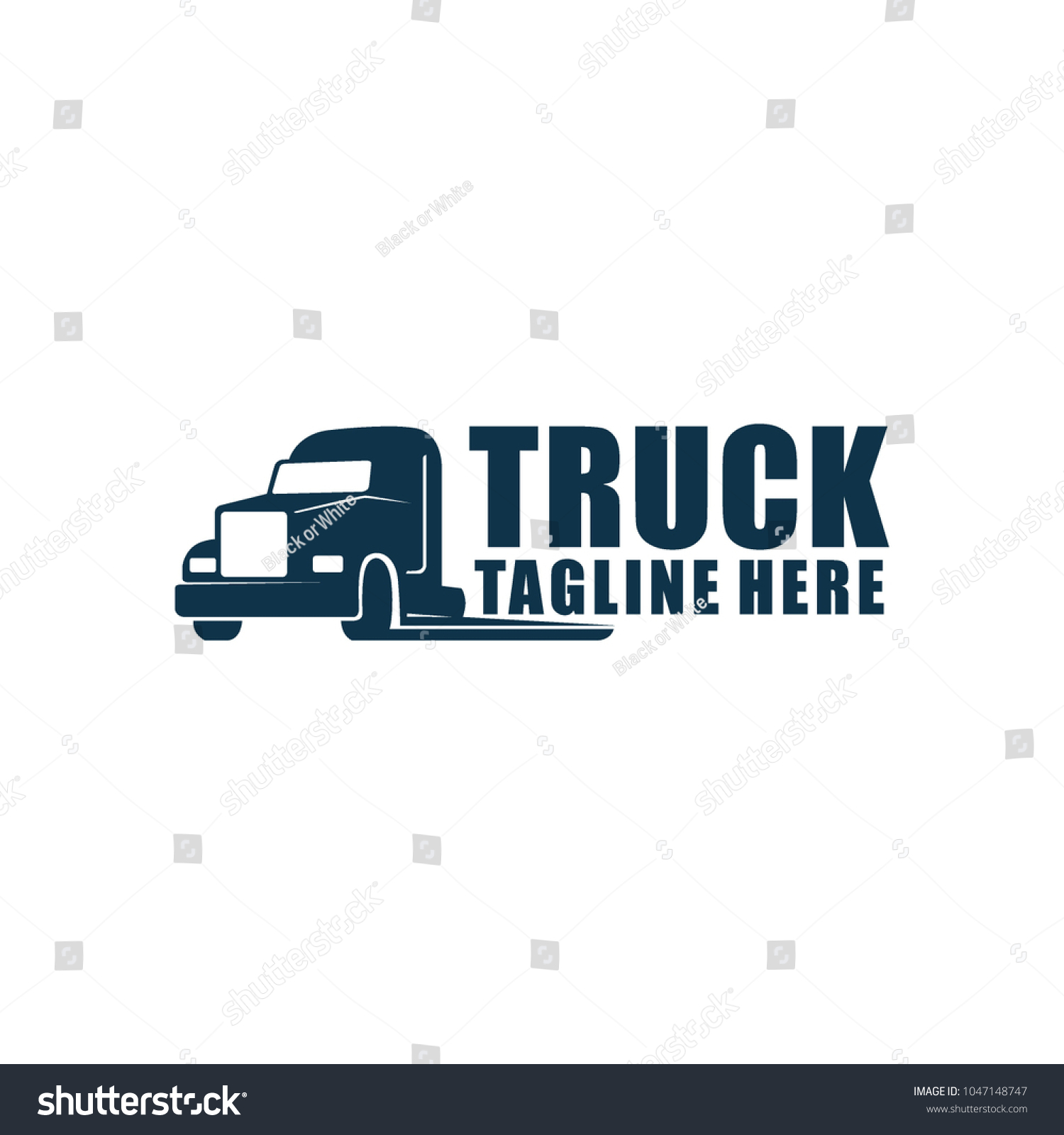 Truck Logo Design Stock Vector (Royalty Free) 1047148747 | Shutterstock