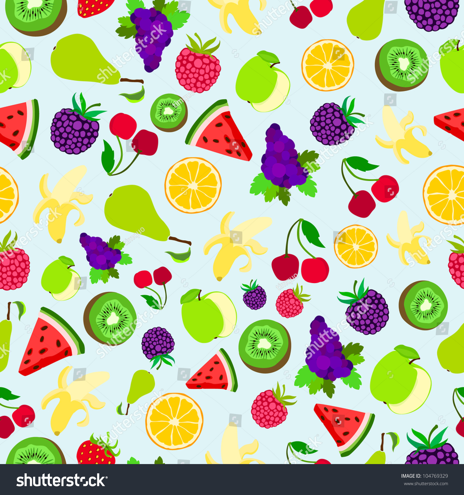 Fruit Vector Background Package Design Texture Stock Vector (Royalty ...