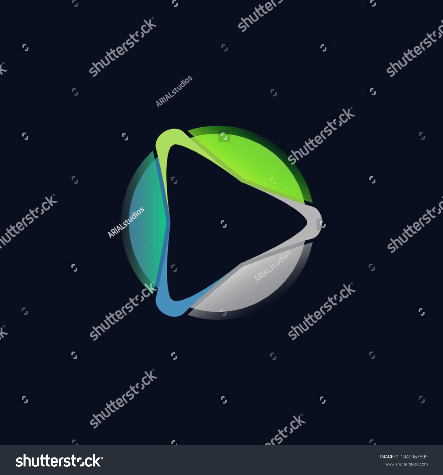 Media Player Logo Vector Media Logoeps Stock Vector (Royalty Free