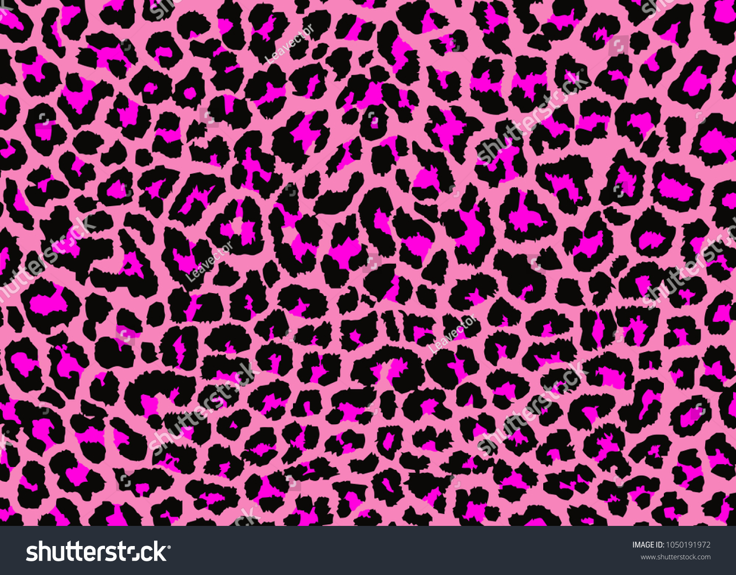 Leopard Pattern Design Vector Illustration Background Stock Vector ...