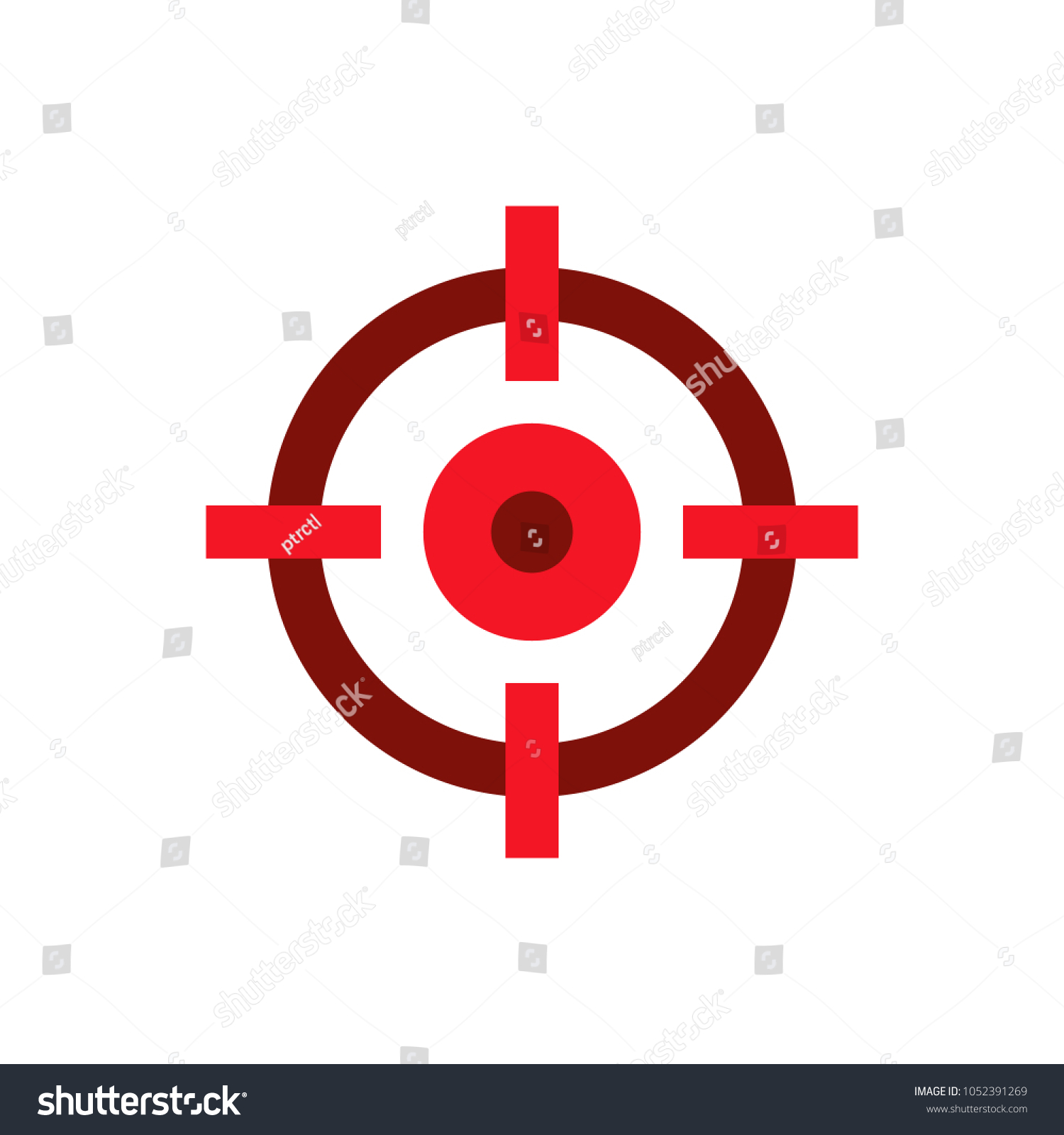 Target Logo Icon Design Stock Vector (Royalty Free) 1052391269 ...