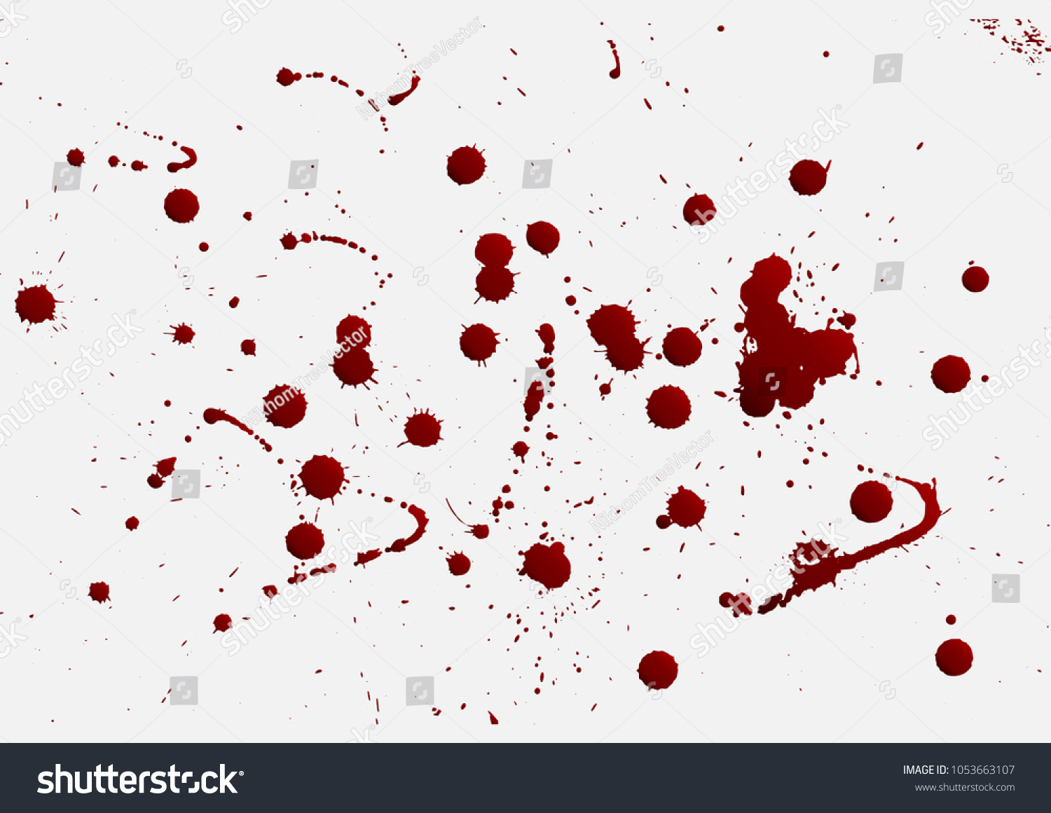 Blood Backgroundink Splatter Background Isolated On Stock Vector ...