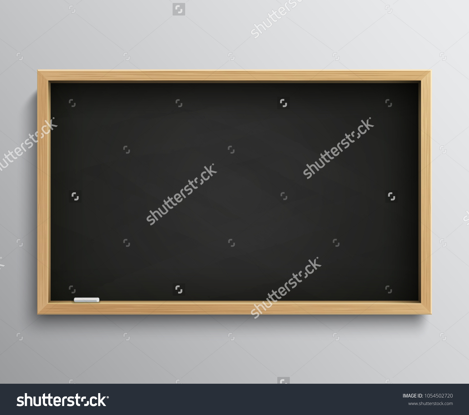 Blank Retro Class Blackboard Chalk Pieces Stock Vector Royalty Free 1054502720 Shutterstock 8277