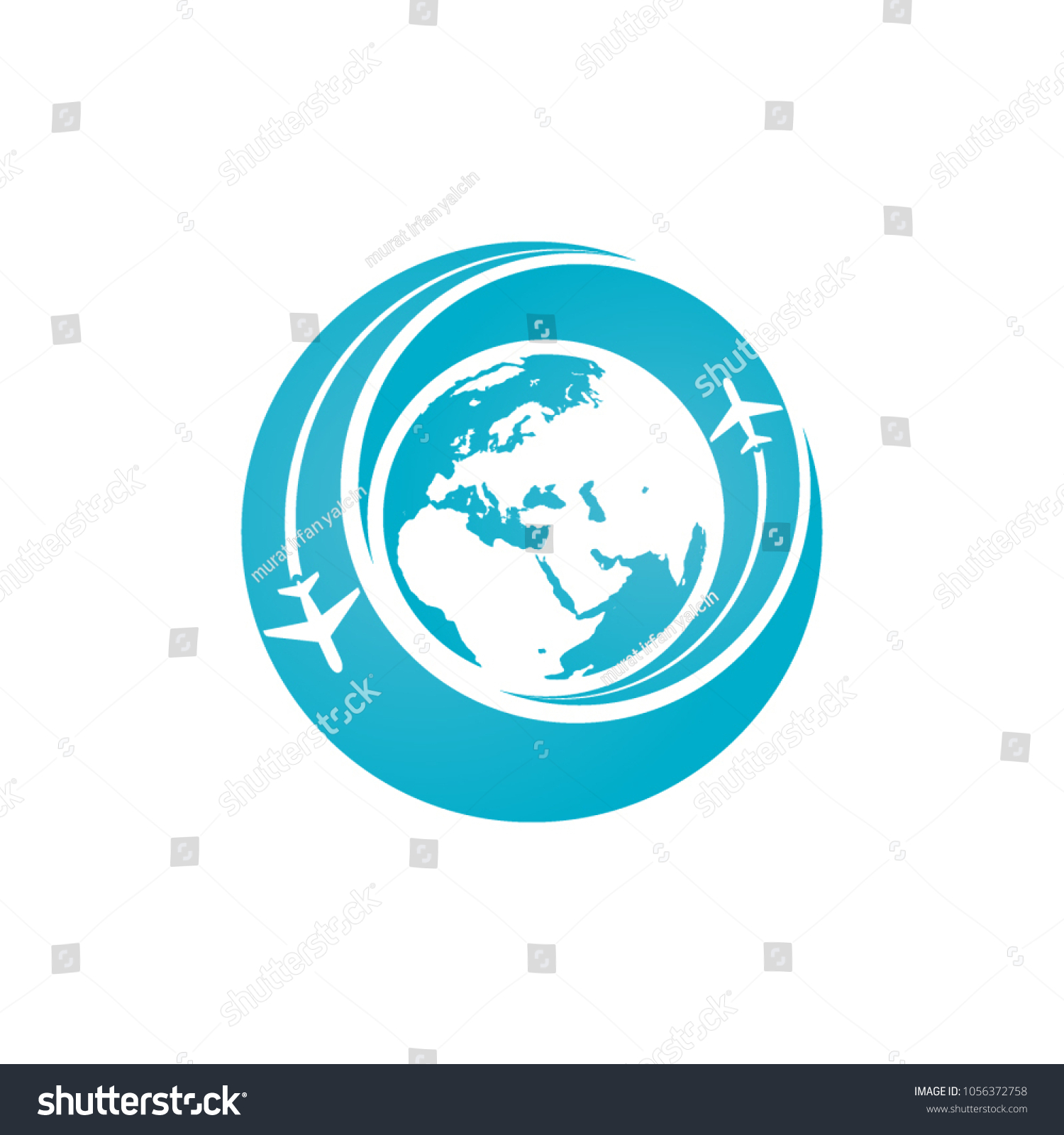 Aircraft World Vector Drawing Stock Vector (Royalty Free) 1056372758 ...