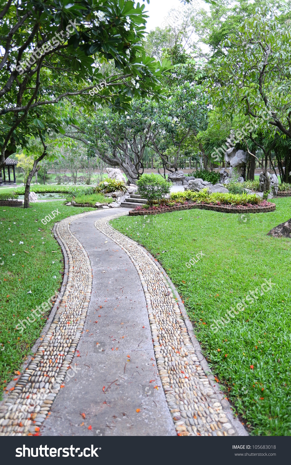 Pathway Chinese Garden Stock Photo 105683018 | Shutterstock