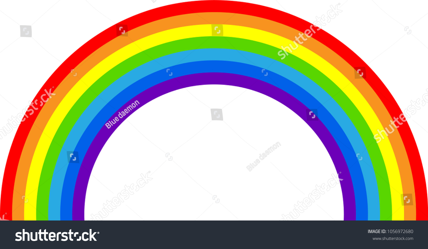 Rainbow Bridge Illustration Stock Vector (Royalty Free) 1056972680 ...