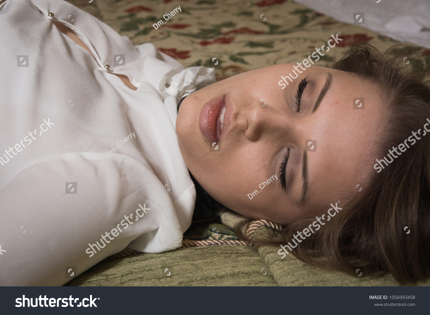 Crime Scene Hostage Woman Tied Hands Stock Photo 1056993458 Shutterstock