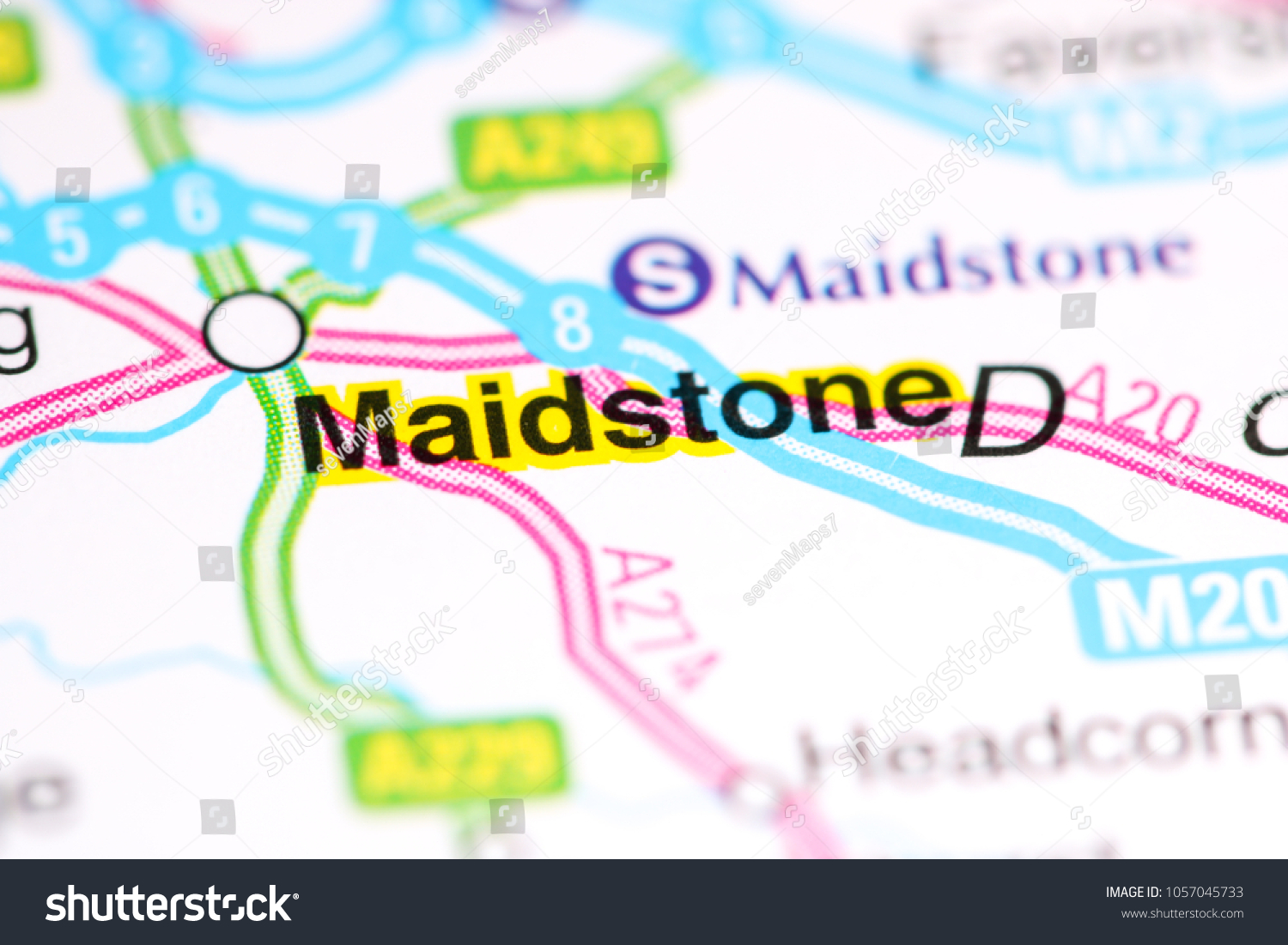 76 Map Maidstone Images Stock Photos Vectors Shutterstock   Stock Photo Maidstone United Kingdom On A Map 1057045733 