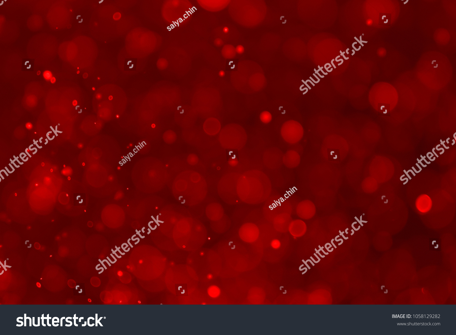 Abstract Red Bokeh Background Blurred Bright Stock Photo 1058129282 ...