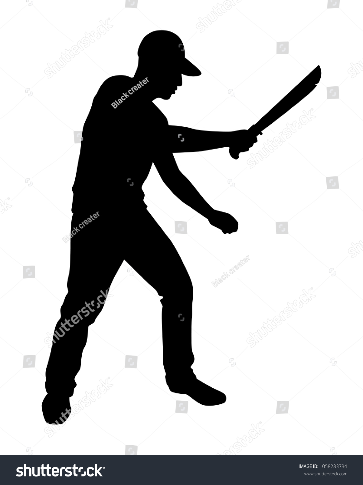 Gangster Swards Silhouette Vector Stock Vector (Royalty Free ...