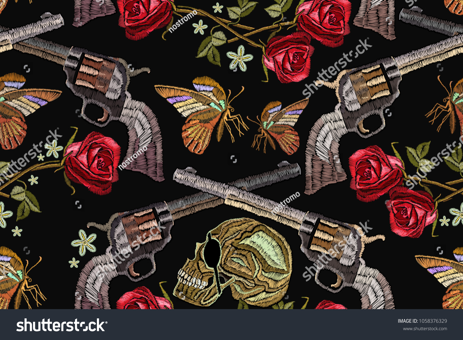 Пистолет и роза