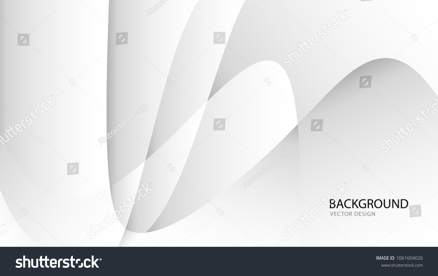 White Abstract Background Vecter Illustration Wall Stock Vector ...