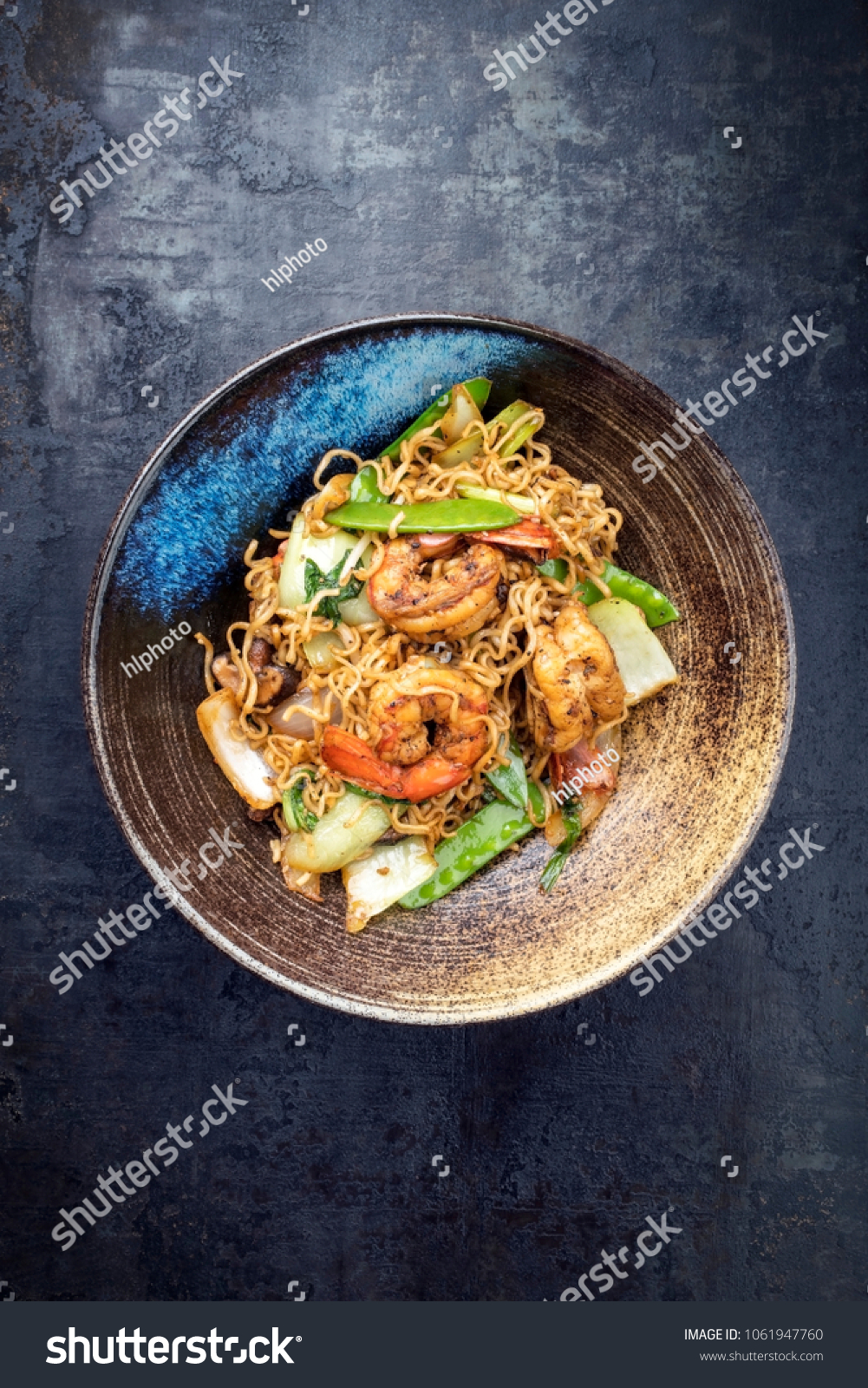 Traditional Stirfried Thai Phat Mama Mie Stock Photo 1061947760 ...