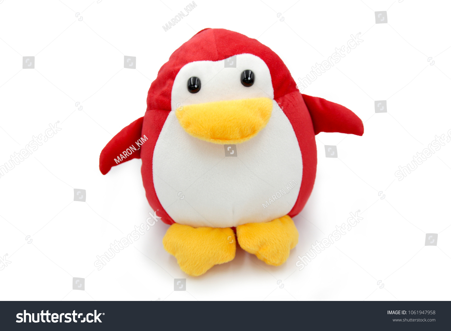 red penguin stuffed animal