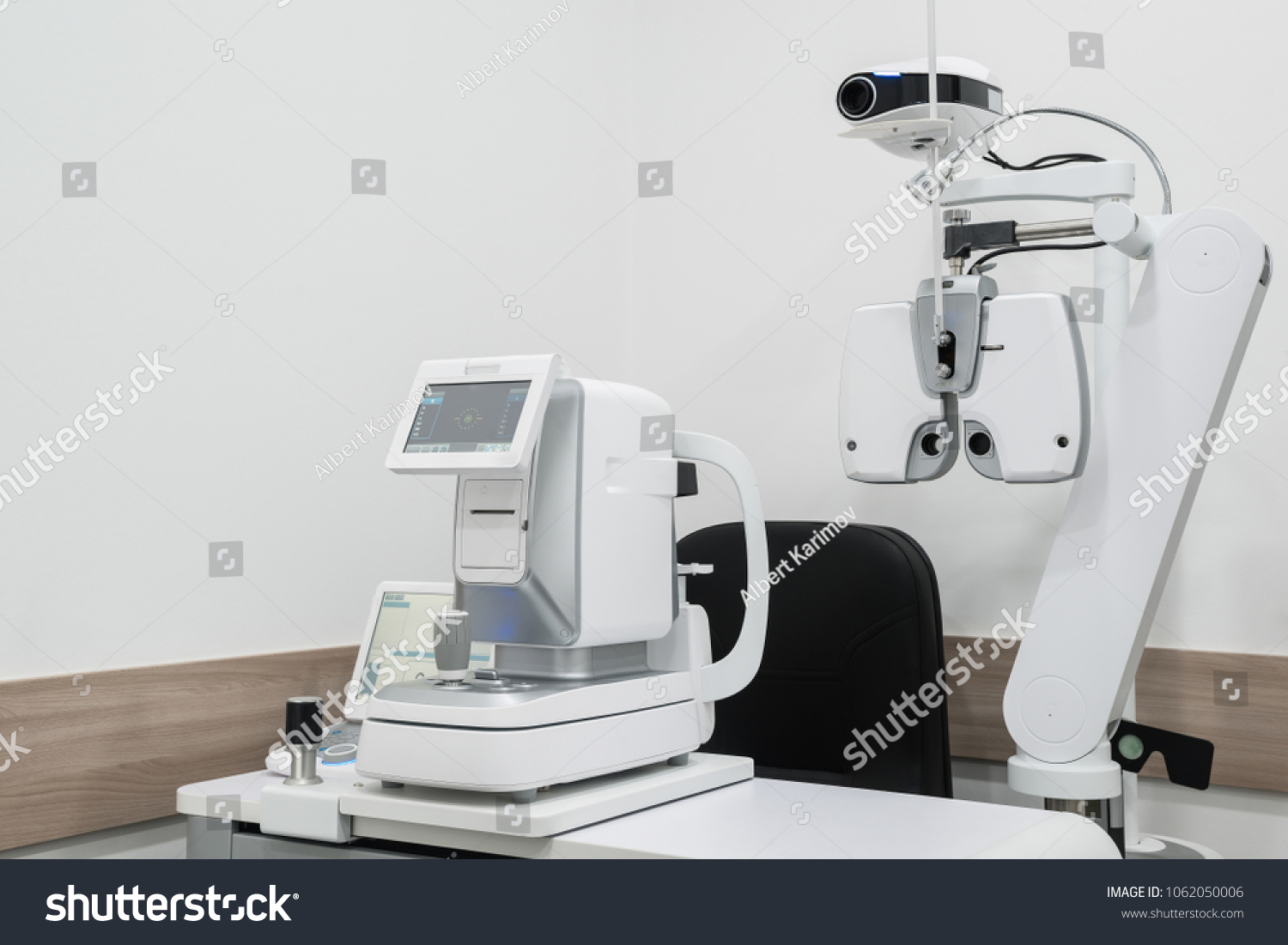 Diagnostic Ophthalmologic Equipment Modern Medical Equipment Stock ...